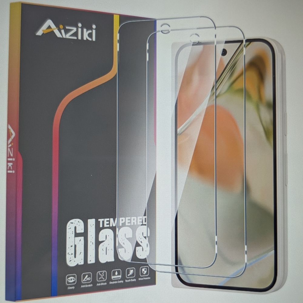 Tempered Glass Screen Protector for Google Pixel 9/9 Pro, 2 Pack